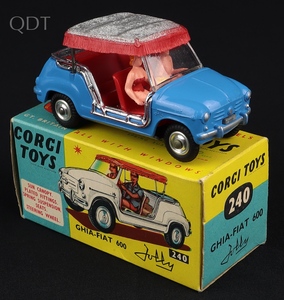 Corgi toys 240 ghia fiat jolly ll126 front