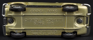 Corgi toys 310 1 chevrolet corvette sting ray ll131 base