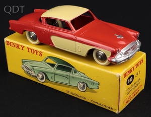 French dinky 24y 540 studebaker commander ll142 front