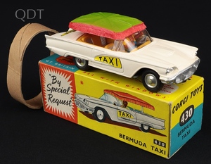 Corgi toys 230 bermuda taxi ll171 front