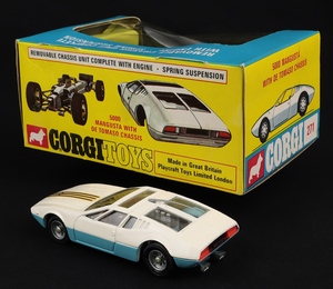 Corgi toys 271 5000 mangusta de thomaso chassis ll176 back
