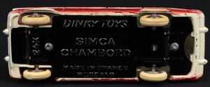 French dinky toys 24k simca vedette chambord ll188 base