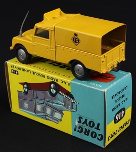 Corgi toys 416 landrover touring secours ll177 back