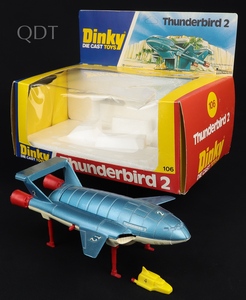 Dinky toys 106 thunderbird 2 ll195 front