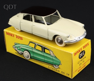 French dinky toys 24c citroen ds19 ll197 front