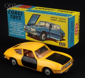 Corgi toys 332 lancia fulvia sport zagato ll208 front