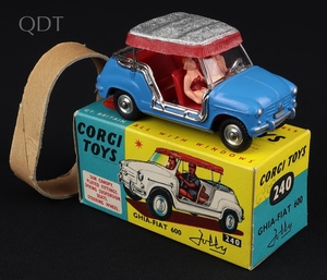 Corgi toys 249 ghia fiat jolly ll209 front