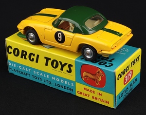 Corgi toys 319 lotus elan coupe ll213 back