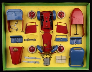 French meccano set no. 1 model car constructor ll219 contents