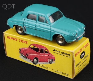 French dinky toys 524 renault dauphine ll221 front