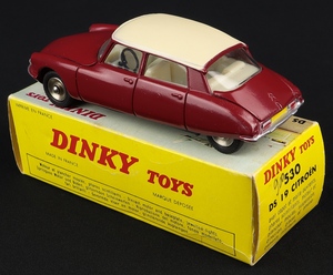 French dinky toys 530 citroen ds19 ll227 back