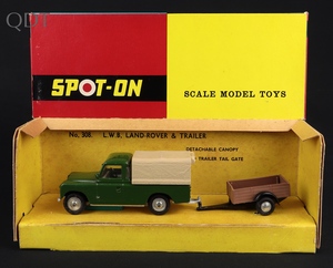 Spot on 308 landrover trailer ll230 front