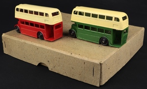 Trade box dinky toys 29c double deck bus ll239 back