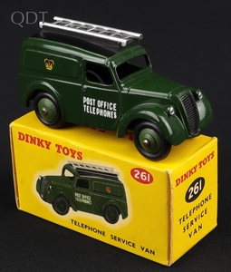Dinky toys 261 telephone service van ll66 front