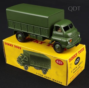 Dinky toys 621 3 ton army wagon ll68 front
