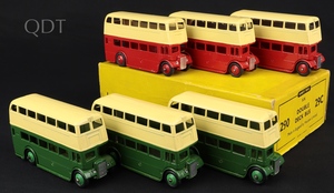 Trade box dinky toys 29c 290 double deck buses ll269 front