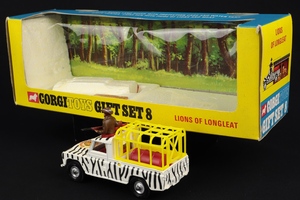Corgi toys gift set 8 lions of longleat ll301 back