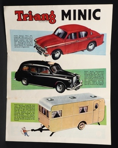 Tri ang minic zephyr convertible ll311 leaflet