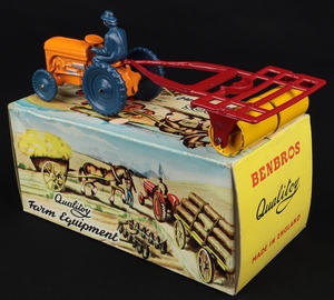 Benbros qualitoys farm tractor roller ll327 back