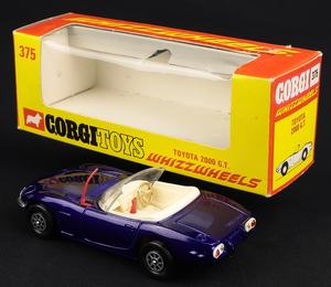 Corgi toys 375 toyota 2000 gt ll331 back