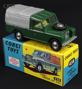 Corgi toys 438 landrover ll242 front