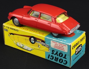 Corgi toys 210s citroen ds19 ll362 back