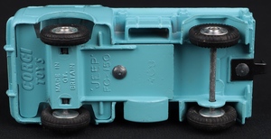 Corgi toys 409 forward control jeep ll366 base