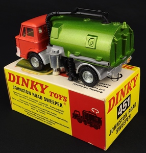 Dinky toys 451 johnston road sweeper ll374 back