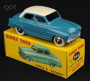 French dinky toys 24u simca 9 aronde ll395 front