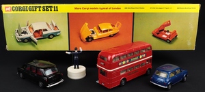 Corgi gift set 11 london transport ll397 back