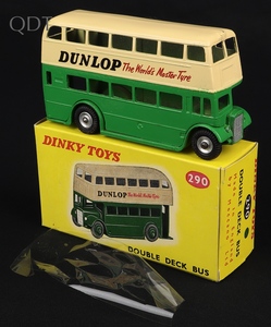 Dinky toys 290 double deck bus ll418 front