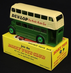 Dinky toys 290 double deck bus ll419 back