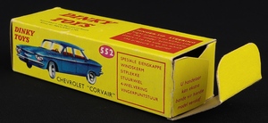 South african french dinky 552 chevrolet corvair ll432 box 3