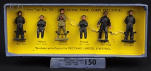 Dinky toys 150 royal tank corps personnel ll435 front
