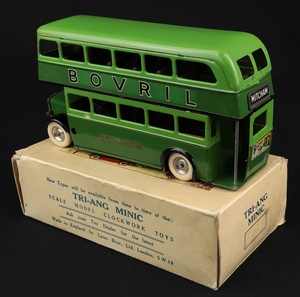 Tri ang minic doube decker bus ll458 back