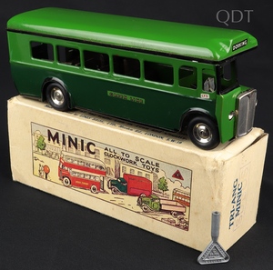 Tri ang minic 52m single decker bus ll459 front