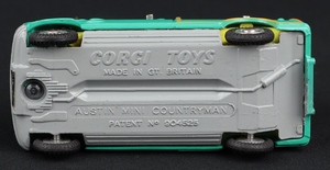 Corgi toys 485 mini countryman surfing ll451 base