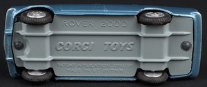 Corgi toys 252 rover 2000 ll452 base