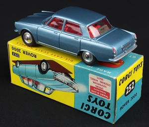 Corgi toys 252 rover 2000 ll452 back