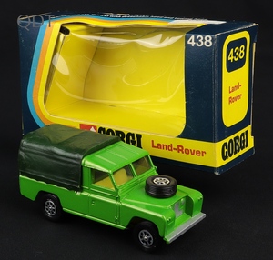 Corgi toys 438 landrover ll457 front