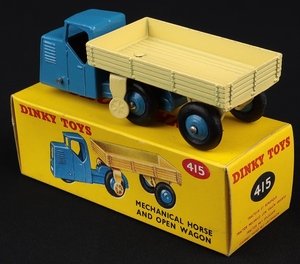 Dinky toys 415 mechanical horse open wagon ll460 back