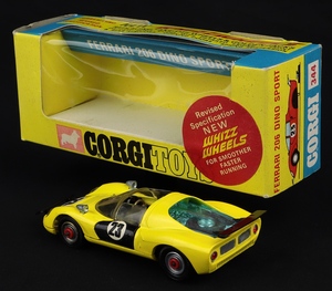 Corgi toys 344 ferrari 206 dino sport ll470 back