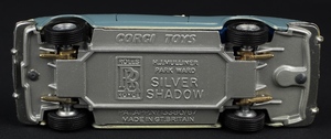 Corgi toys 273 rolls royce silver shadow ll471 base