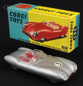 Corgi toys 151 lotus mark xi ll500 front