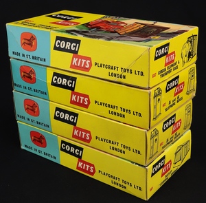 Corgi kits 601 602 607 ll501 boxes