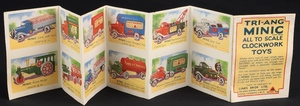 Tri ang minic 60m double decker bus ovaltine ll506 leaflet