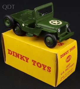 Dinky toys 669 jeep u.s. military ll515 front