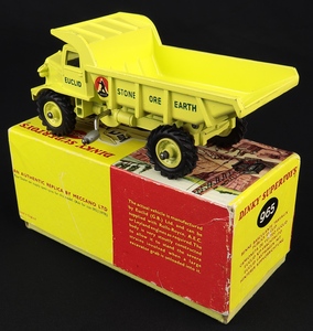 Dinky supertoys 965 euclid rear dump truck ll533 back