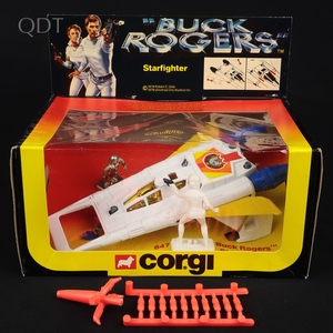 Corgi toys 647 buck rogers starfighter ll562 front
