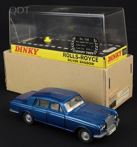 Dinky toys 158 rolls royce silver shadow ll572 front